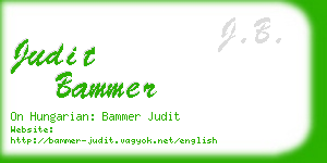 judit bammer business card